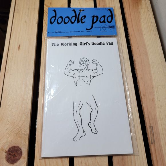 The Working Girl's Doodle Pad from Forum Novelties Ins. 1991 NEW SEALED VINTAGE - Picture 1 of 3